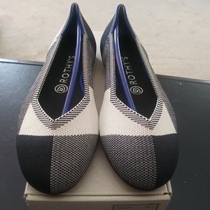 Rothys Captoe Black Flats